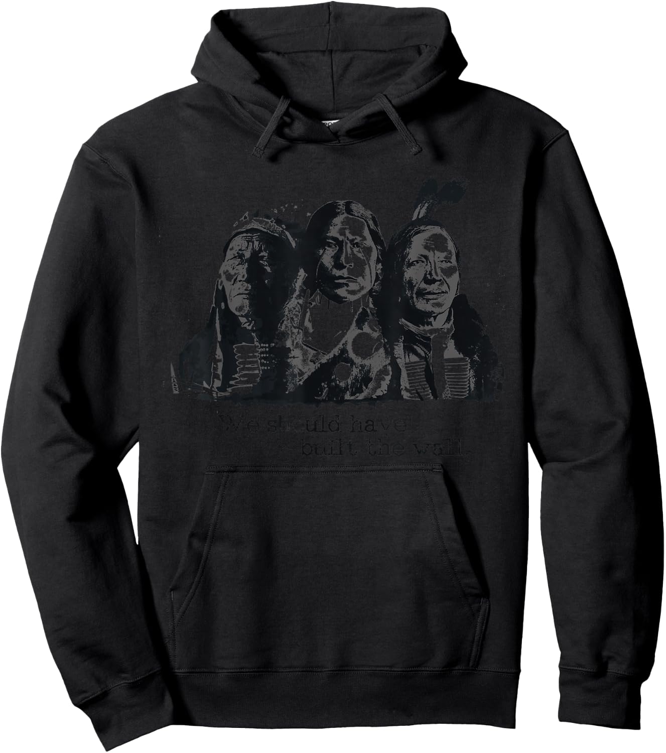We Should Have Built A Wall Indian Guy's Hoodie - Hoodie | Black