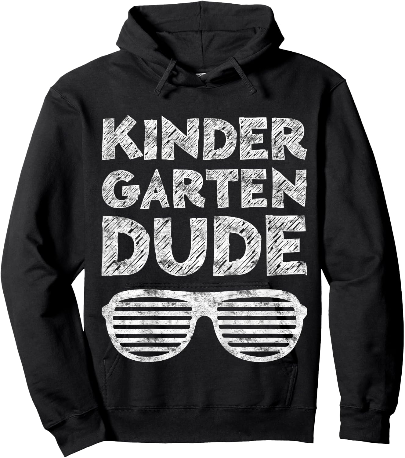 Kindergarten Dude Shirt Boy Girl Back To School Graduation Hoodie - Hoodie | Black