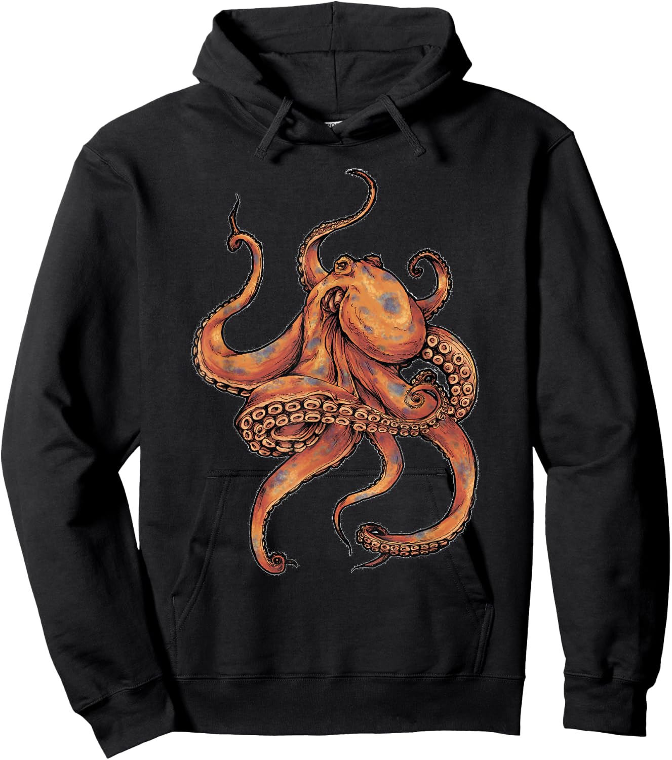 Octopus T Shirt women boys girls kids Hoodie - Hoodie | Black