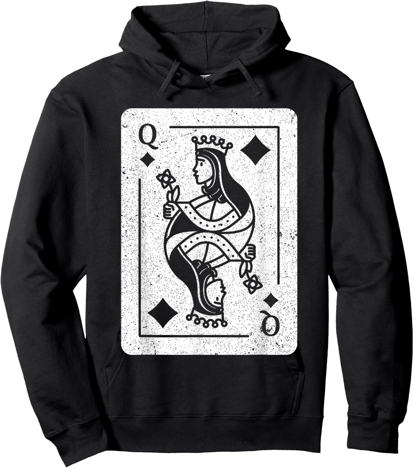Queen Of Diamonds Costume Hoodie - Hoodie | Black