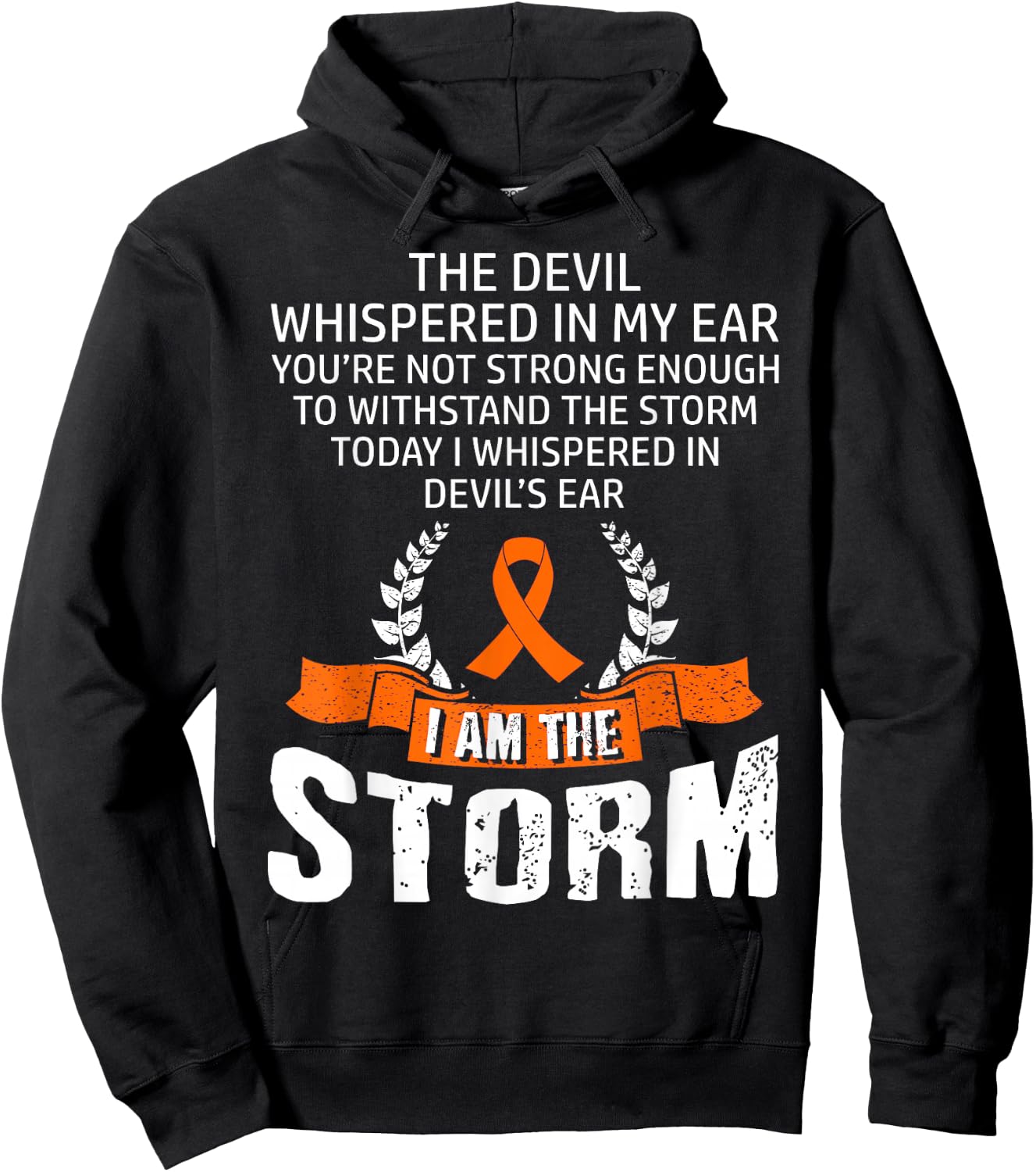 Leukemia Awareness Storm Hoodie - Hoodie | Black