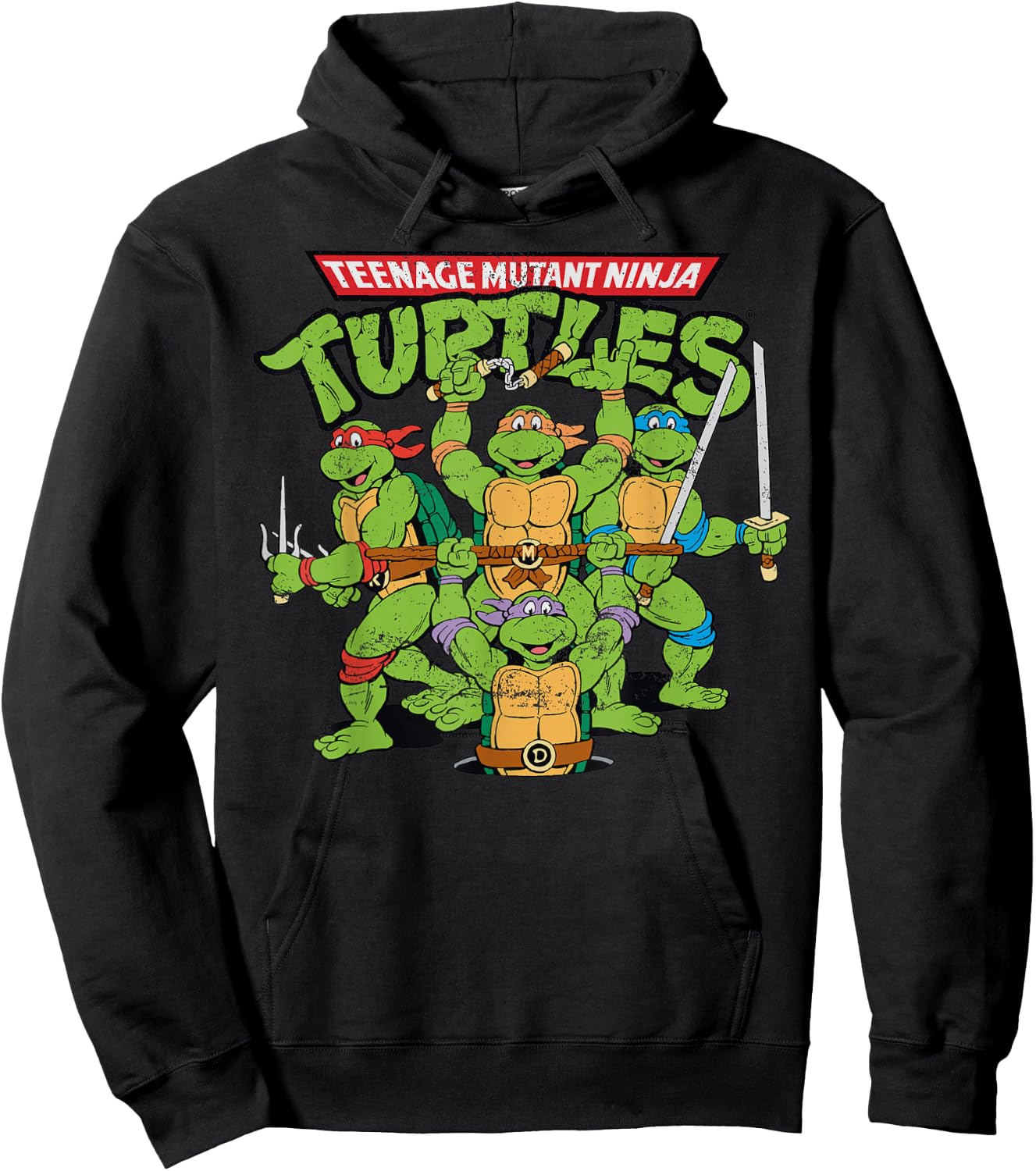 Teenage Mutant Ninja Turtles - Classic Hoodie - Hoodie | Black