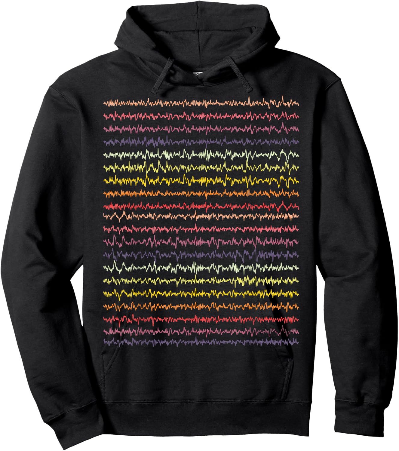 Brain Waves Hoodie - Hoodie | Black