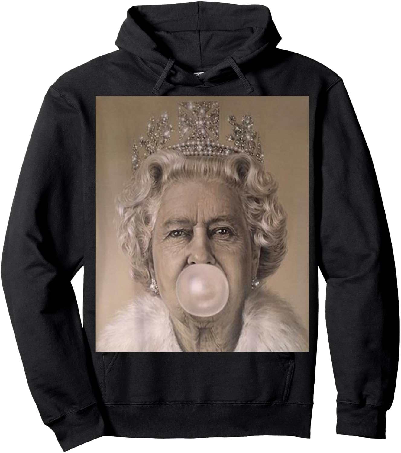 Queen Elizabeth Hoodie - Hoodie | Black
