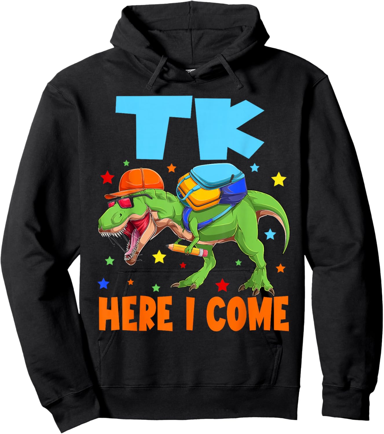 TK Here I Come TK Student Transitional Kindergarten Teacher Hoodie - Hoodie | Black
