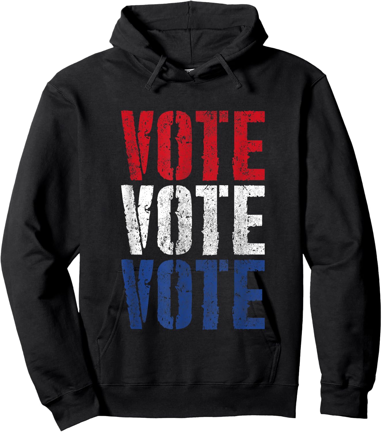 Vote Elections Patriotic Political Kids Men Hoodie - Hoodie | Black