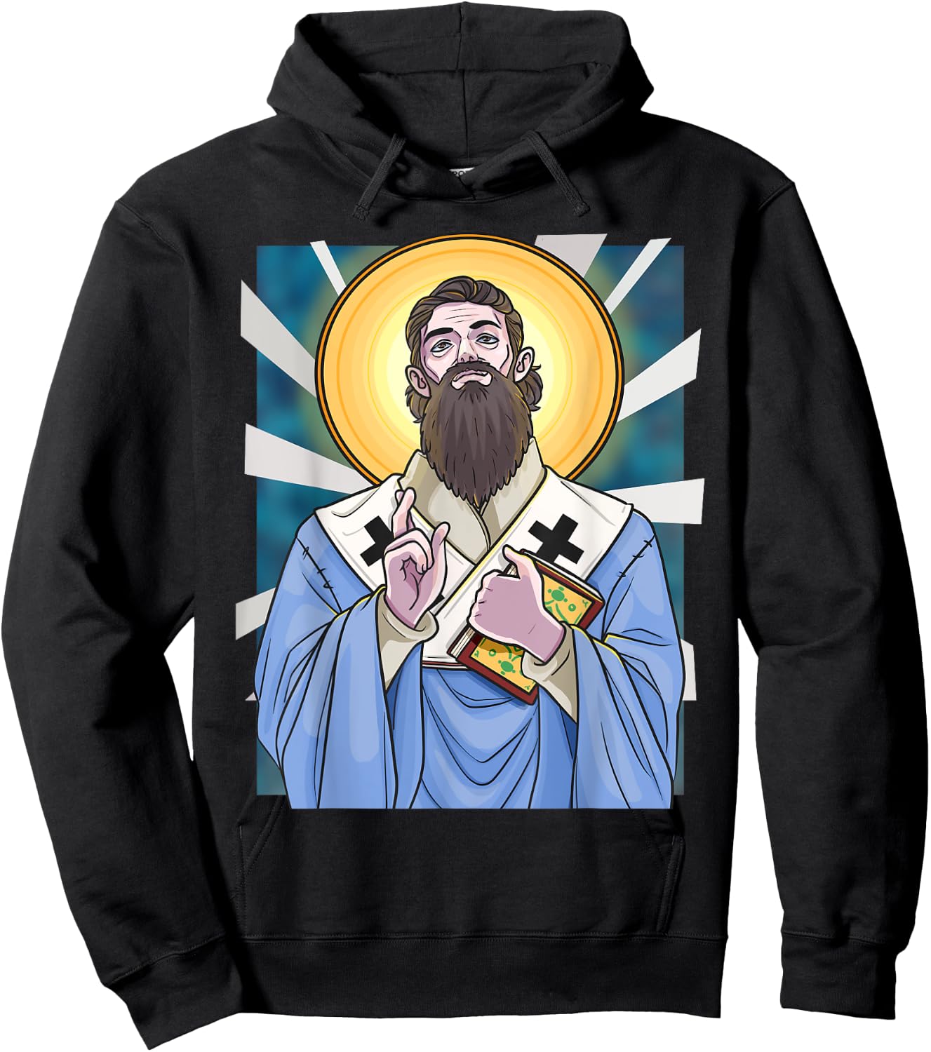 St. Basil The Great Day Caesarea Patron Saint Of Hospital Hoodie - Hoodie | Black