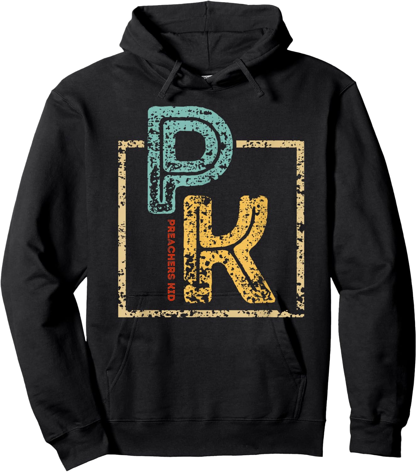 Preachers Kid Distressed Shirt for Pastors Children Hoodie - Hoodie | Black
