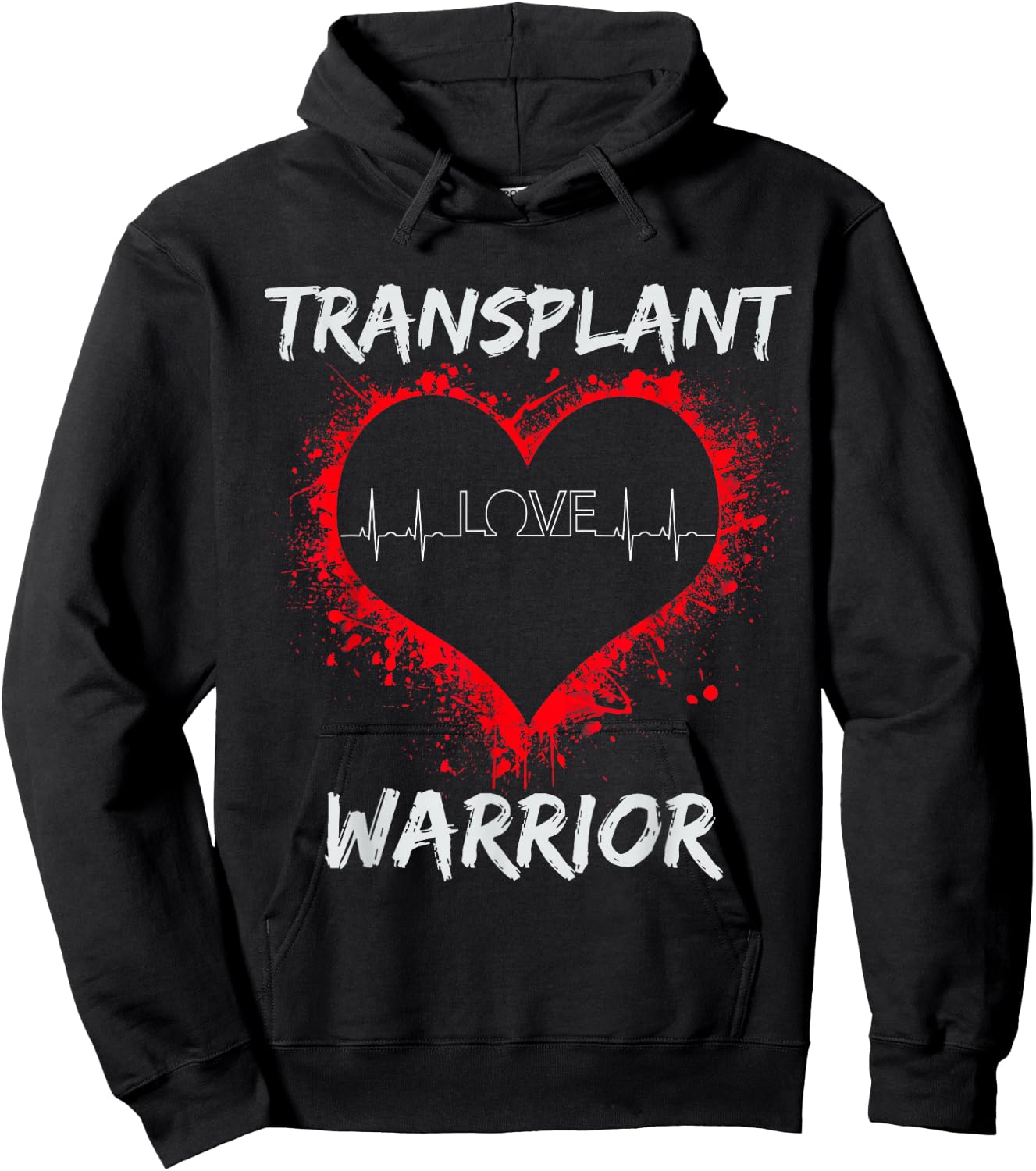 Heart Transplant - Transplant Warrior kids women men Hoodie - Hoodie | Black