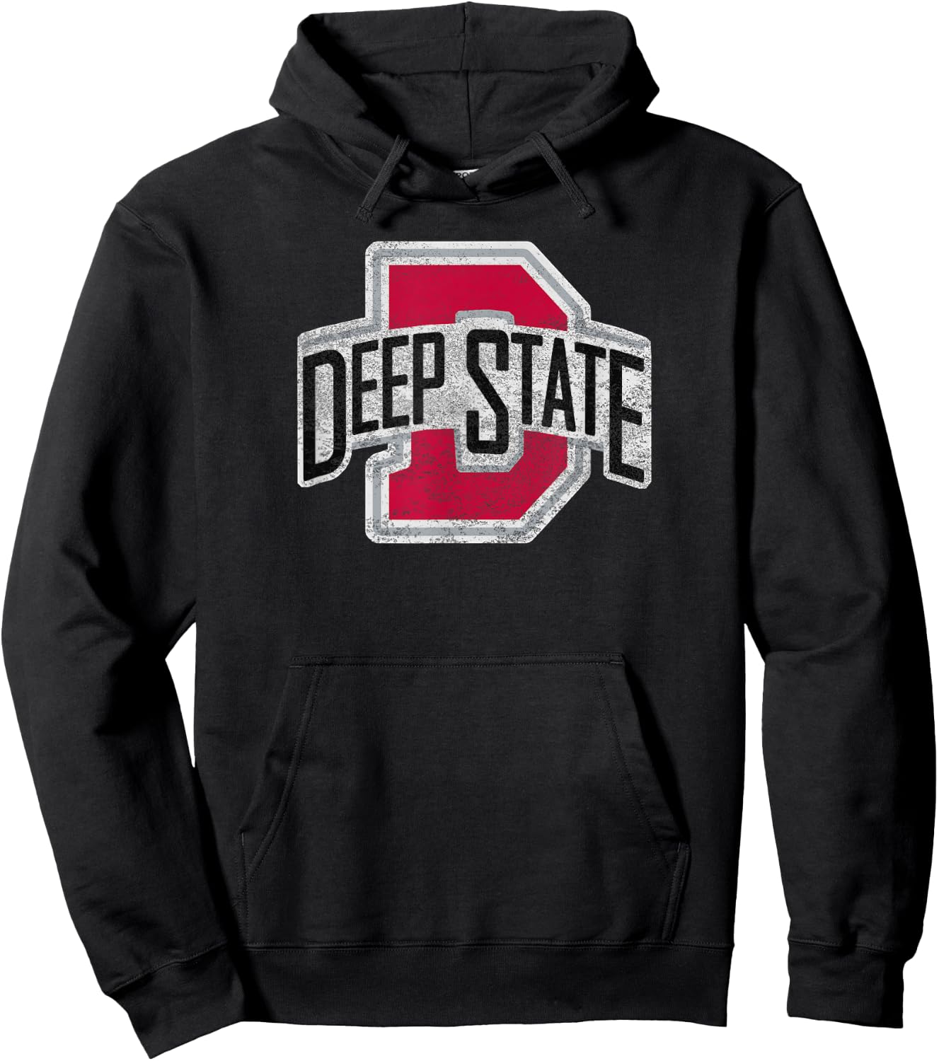 THE Deep State University funny college women Hoodie - Hoodie | Black