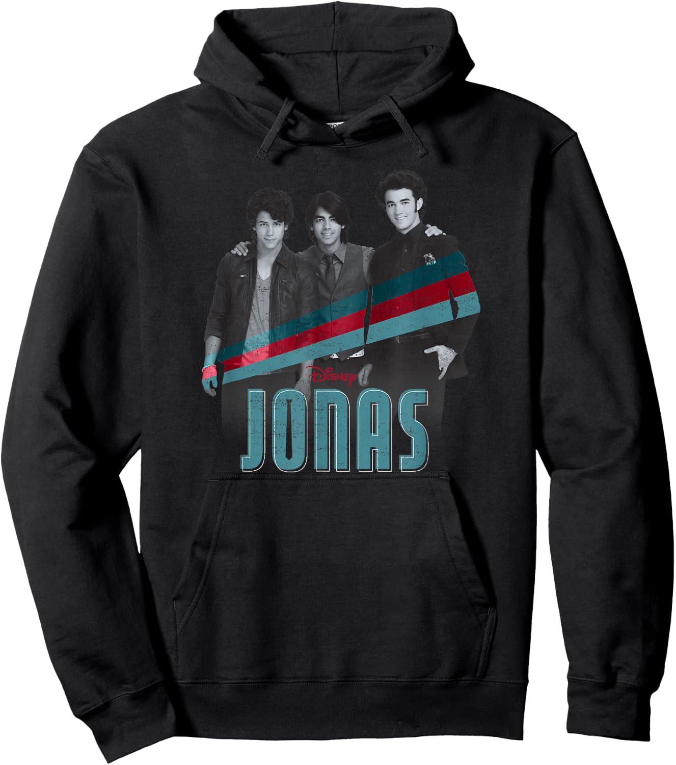Disney Channel JONAS Nick Joe and Kevin Hoodie - Hoodie | Black