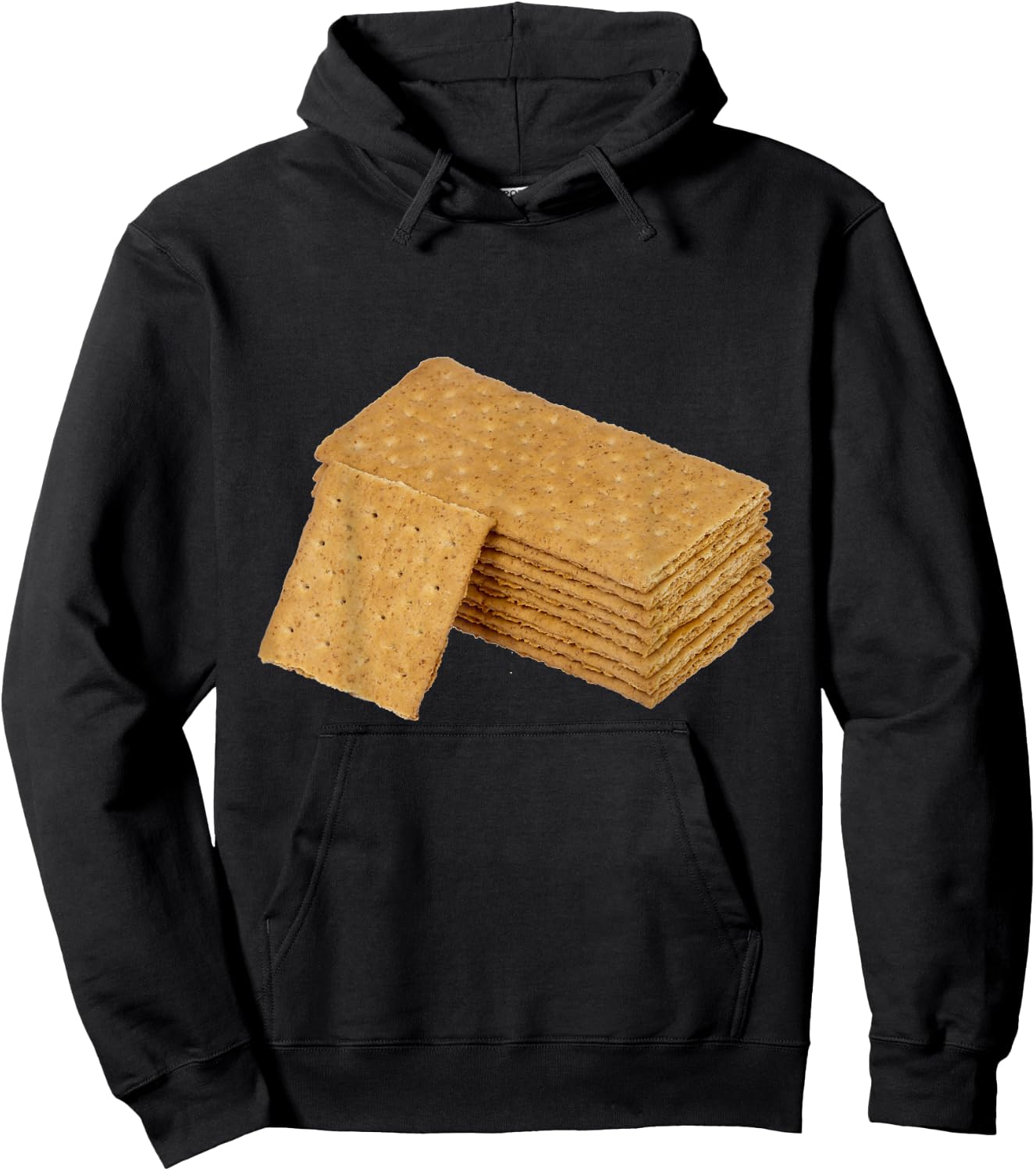 Smores Ingredients and Camping Essentials Graham Cracker Hoodie - Hoodie | Black