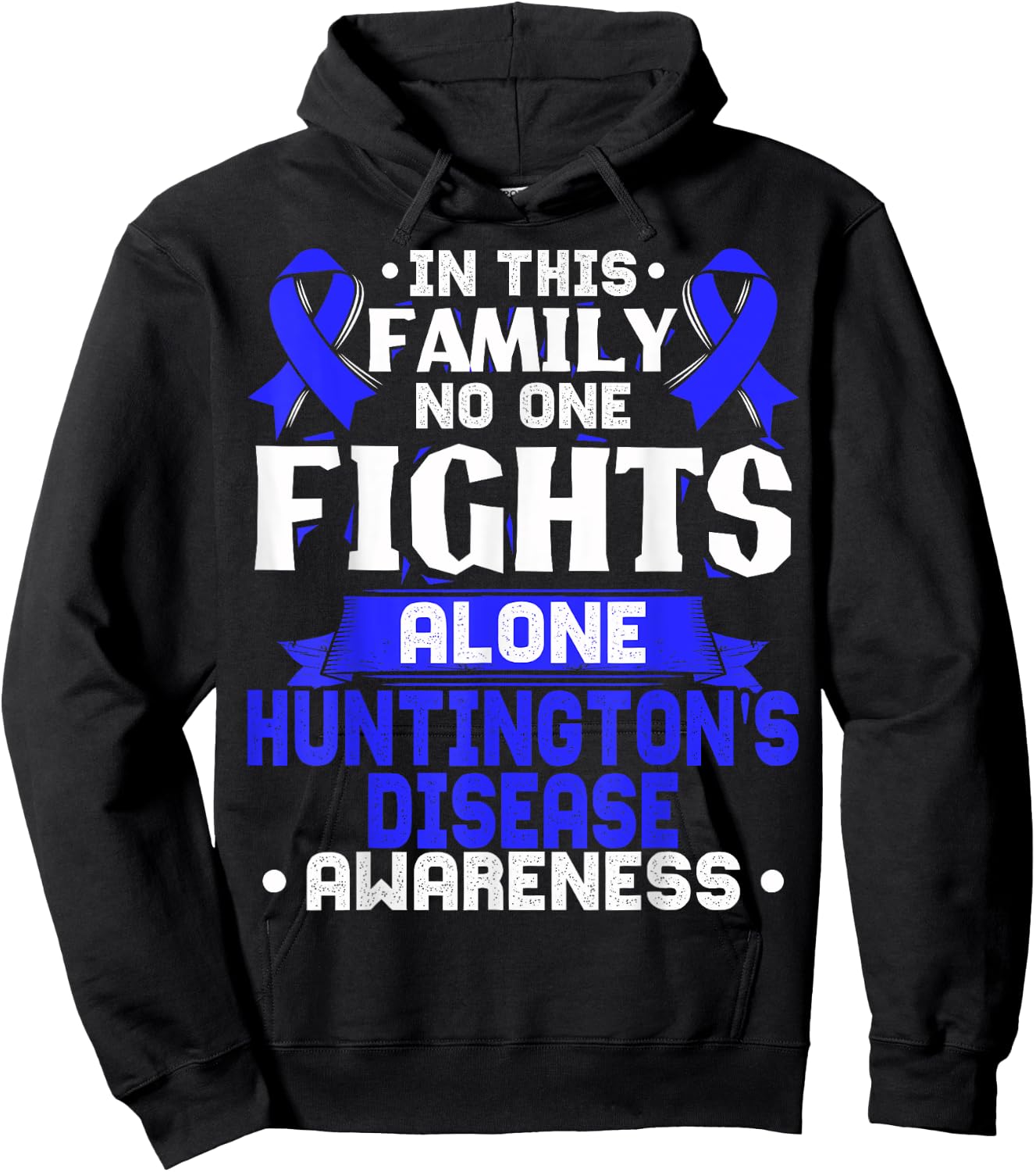 HD Awareness - Huntington's Disease Gift Hoodie - Hoodie | Black