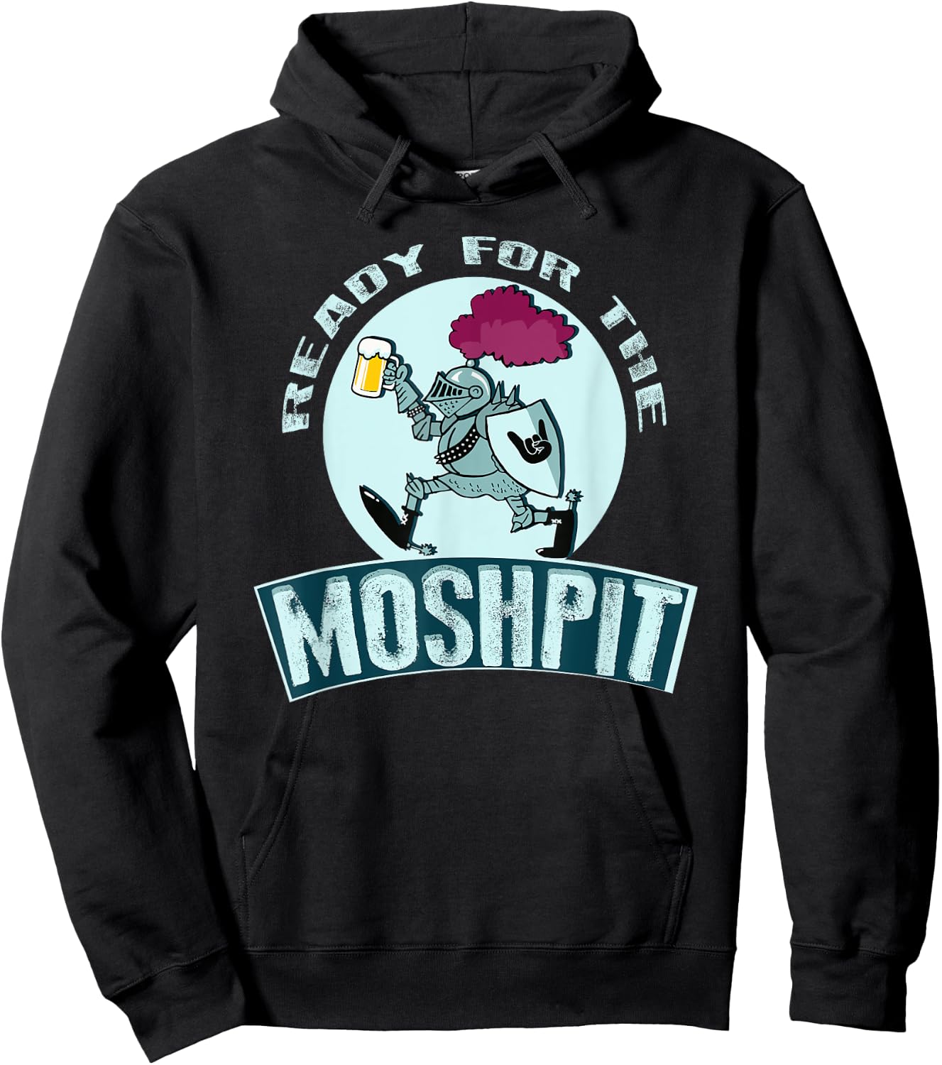 Ready for the moshpit Hoodie - Hoodie | Black