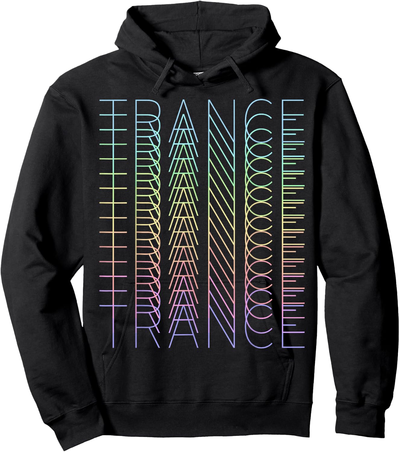 BIGUP EDM Psy Tekk Techno Rave Designs Trance Techno Music DJ Rave Party Techno Festival Hoodie - Hoodie | Black