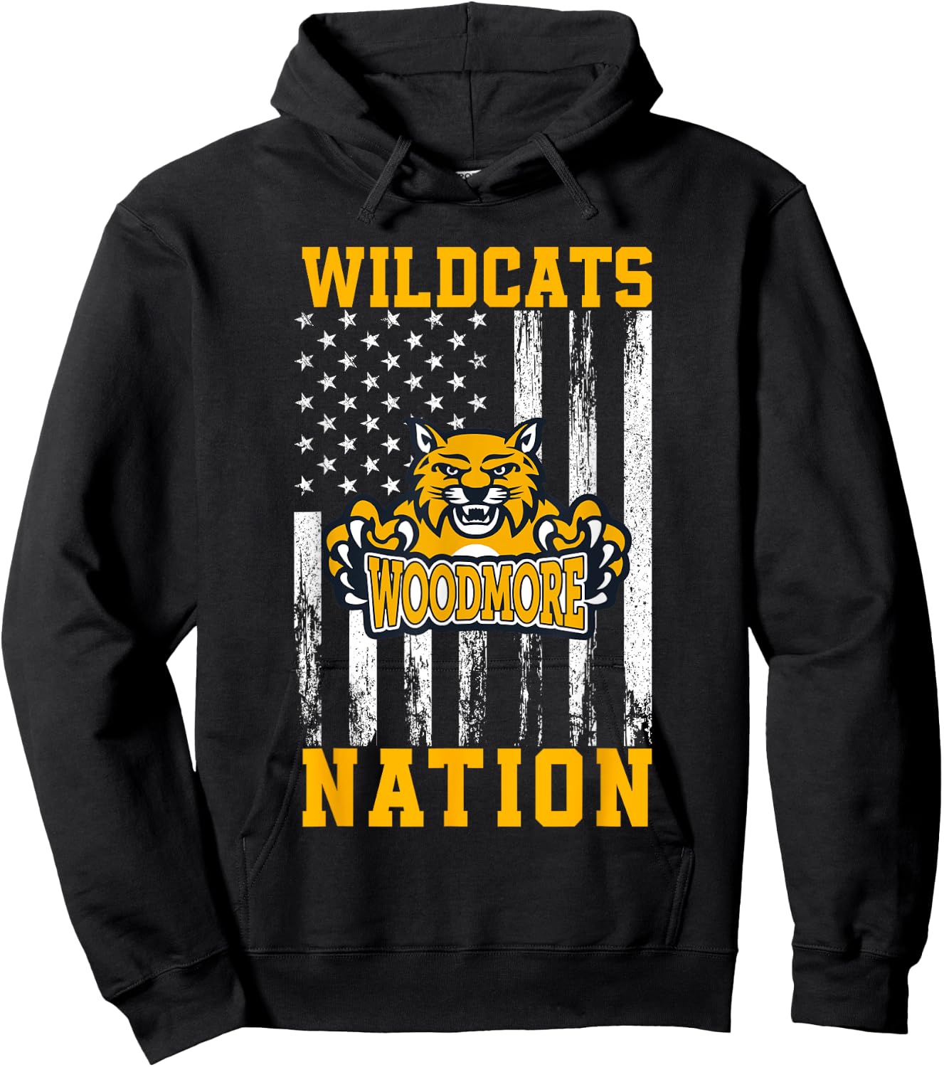 Woodmore Wildcats Logo Nation HS Hoodie - Hoodie | Black