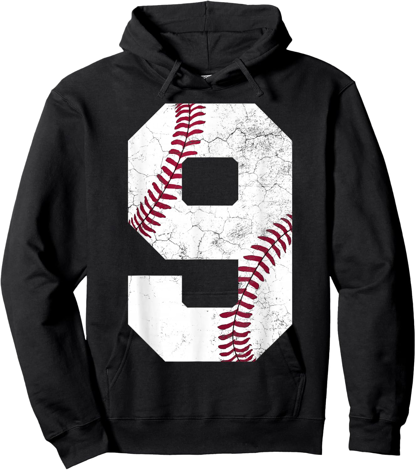9th Birthday 2016 Baseball Boys Kids Nine 9 Ninth Gift Hoodie - Hoodie | Black