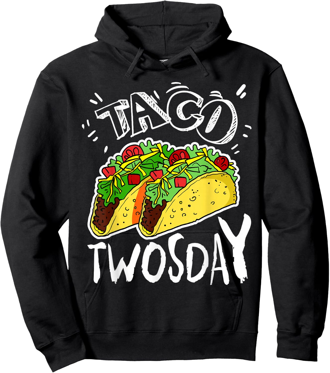Taco Twosday Shirt 2 Two Year Old Boy Girl Birthday Gift Hoodie - Hoodie | Black