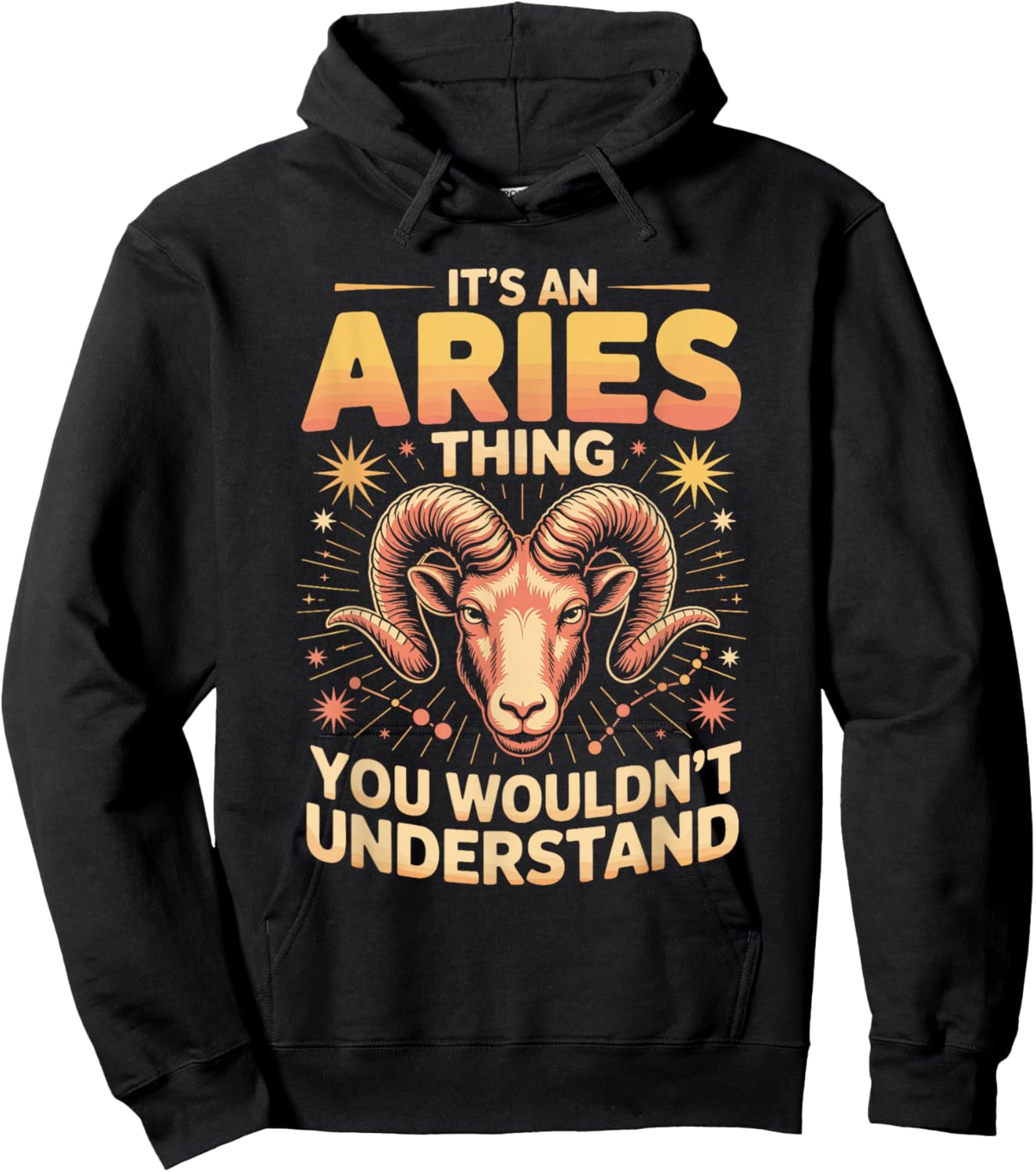 It's an Aries Thing You Wouldnt Understand Hoodie - Hoodie | Black