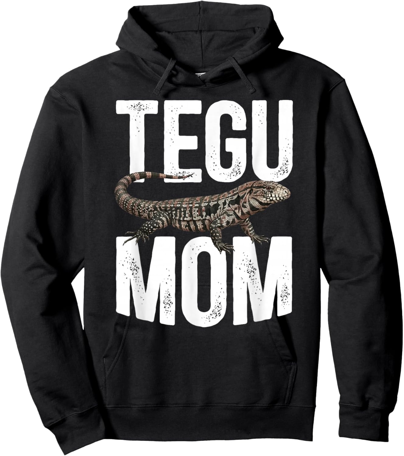 Tegu Mom Tegu Owner Tegu Lover Tegu Lizard Hoodie - Hoodie | Black