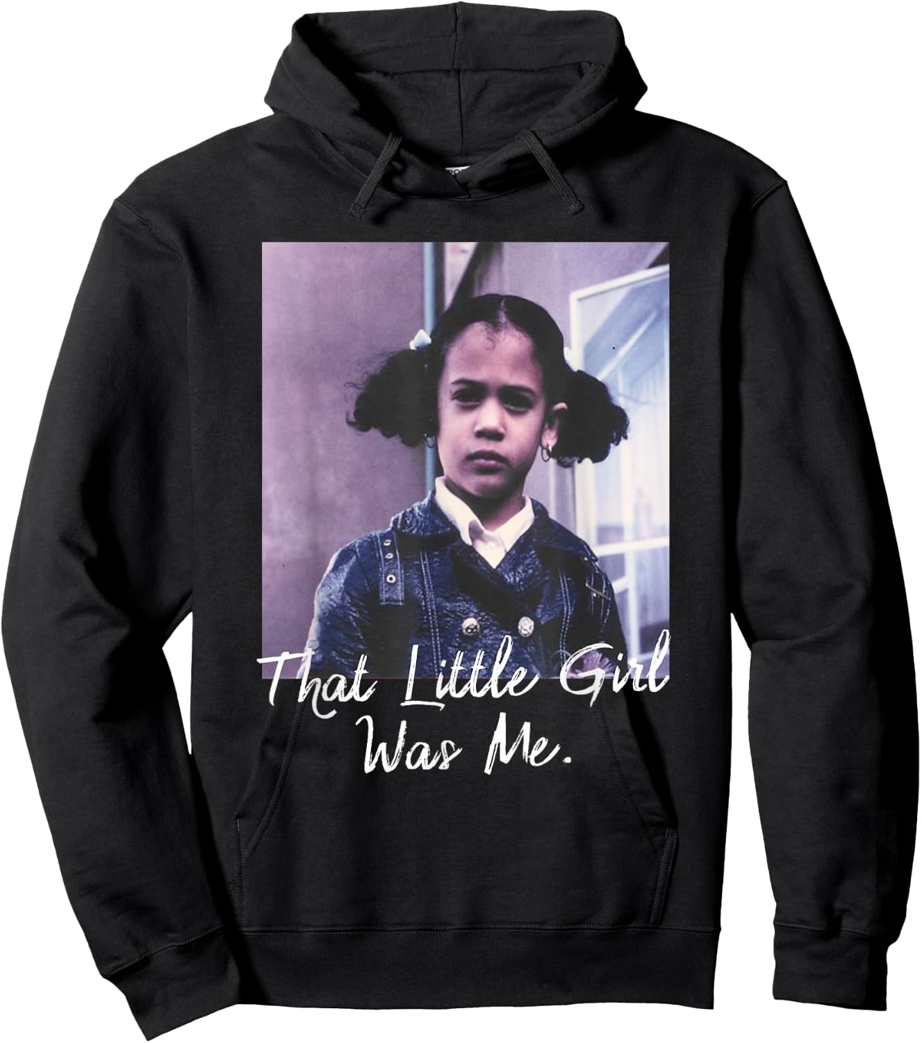 That Little Girl Was Me Kamala Harris For President 2024 Hoodie - Hoodie | Black