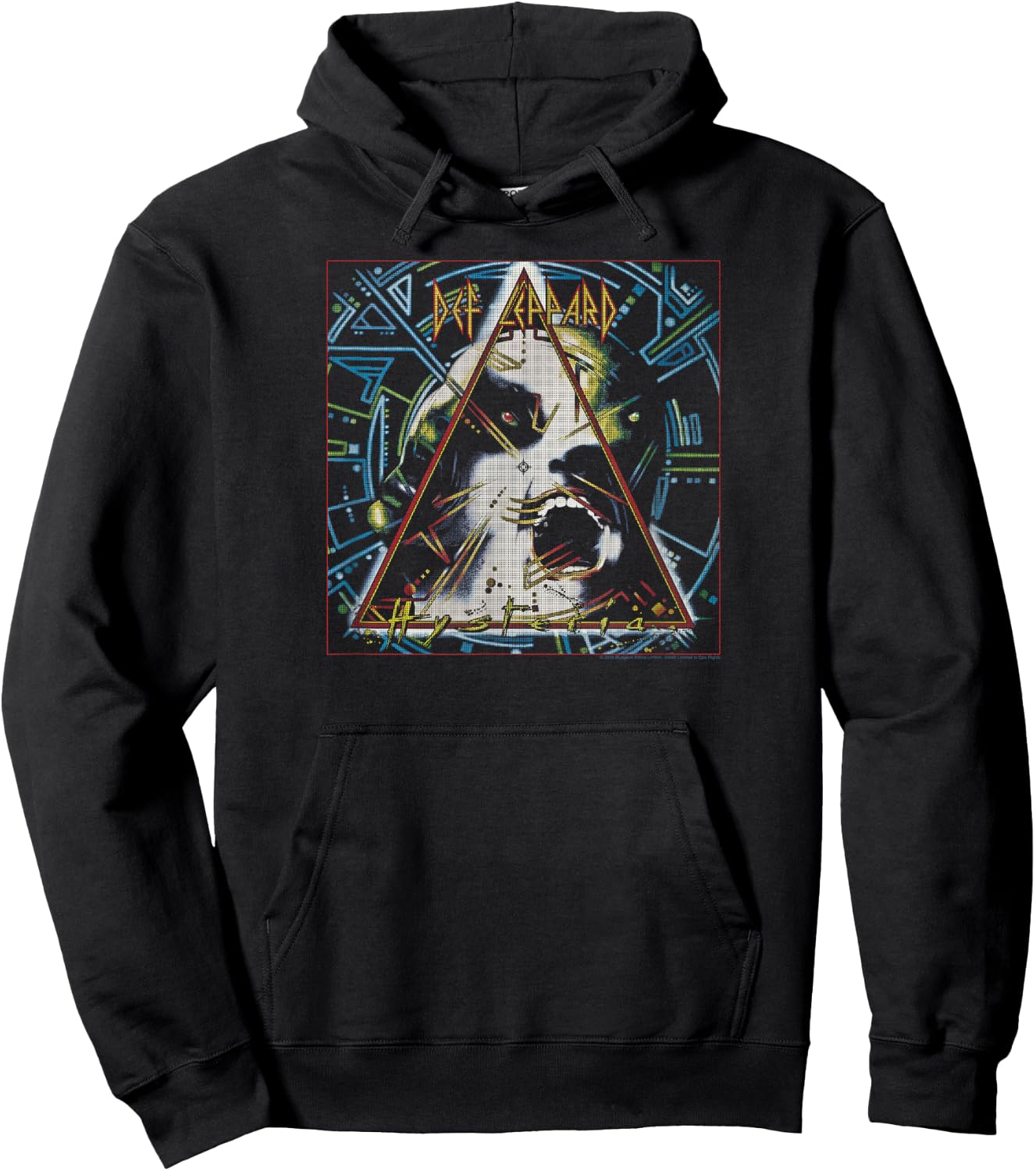 Def Leppard - Hysteria Vintage Small Hoodie - Hoodie | Black