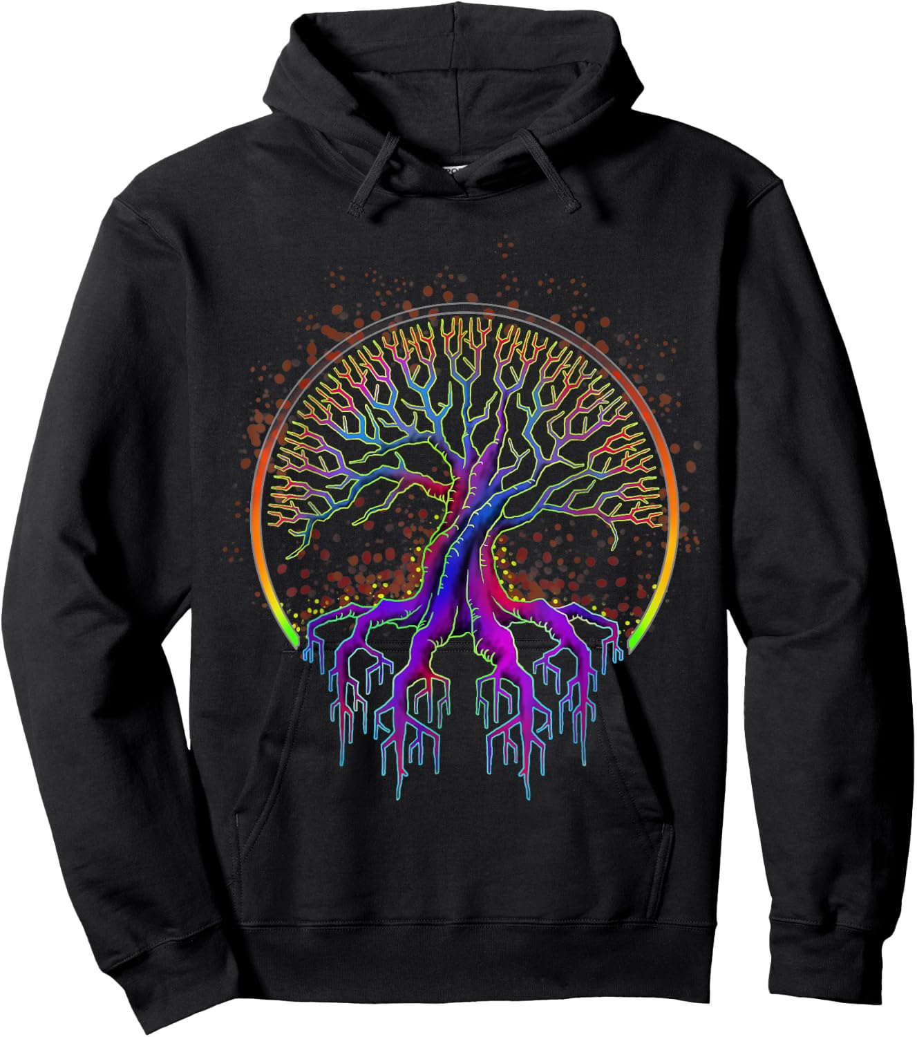 Trippy Tree of Life Gift The Tree of Life Hoodie - Hoodie | Black