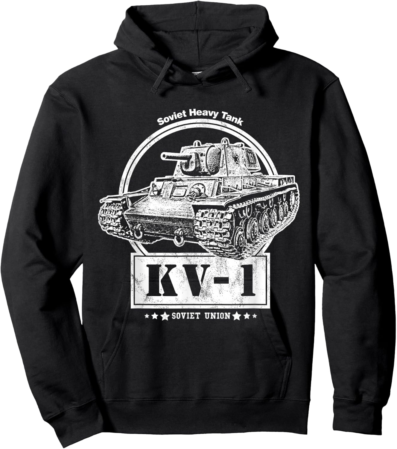KV-1 Heavy Tank - Soviet WW2 Tank Hoodie - Hoodie | Black