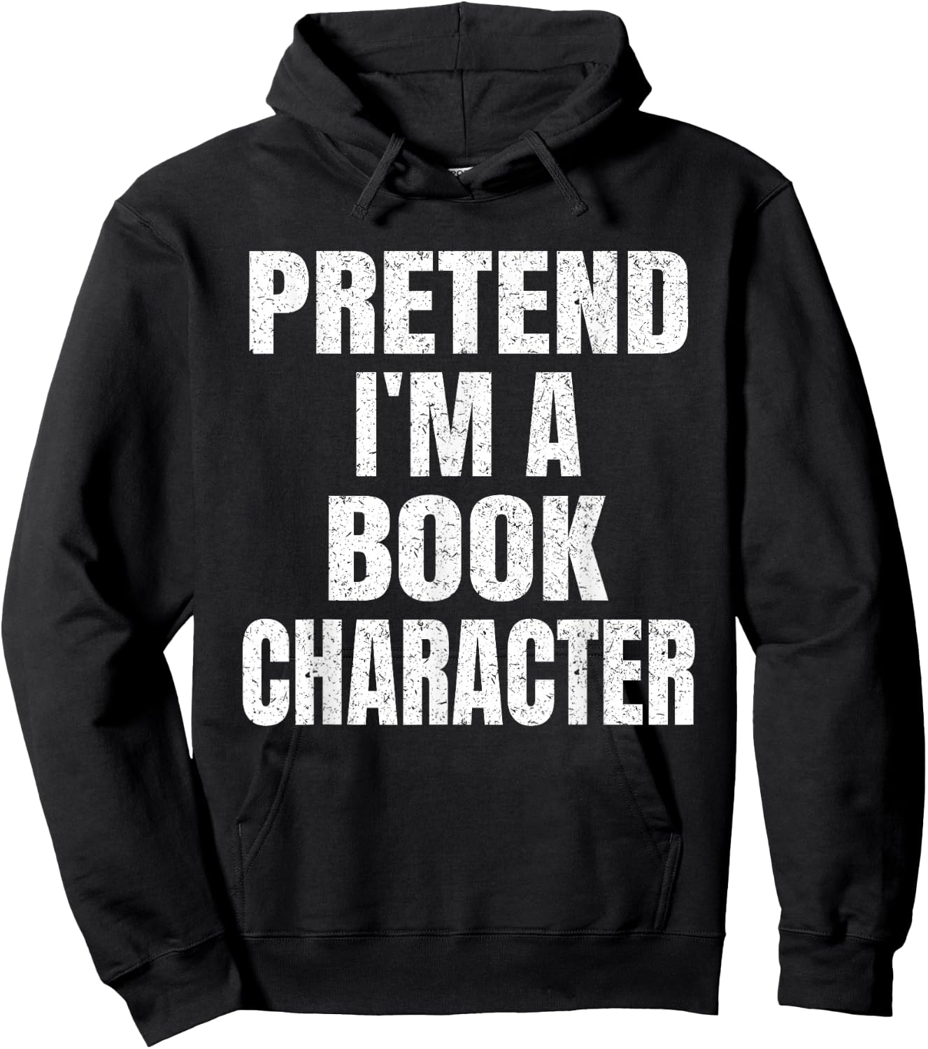 Pretend I'm A Book Character Family Group Halloween Costume Hoodie - Hoodie | Black
