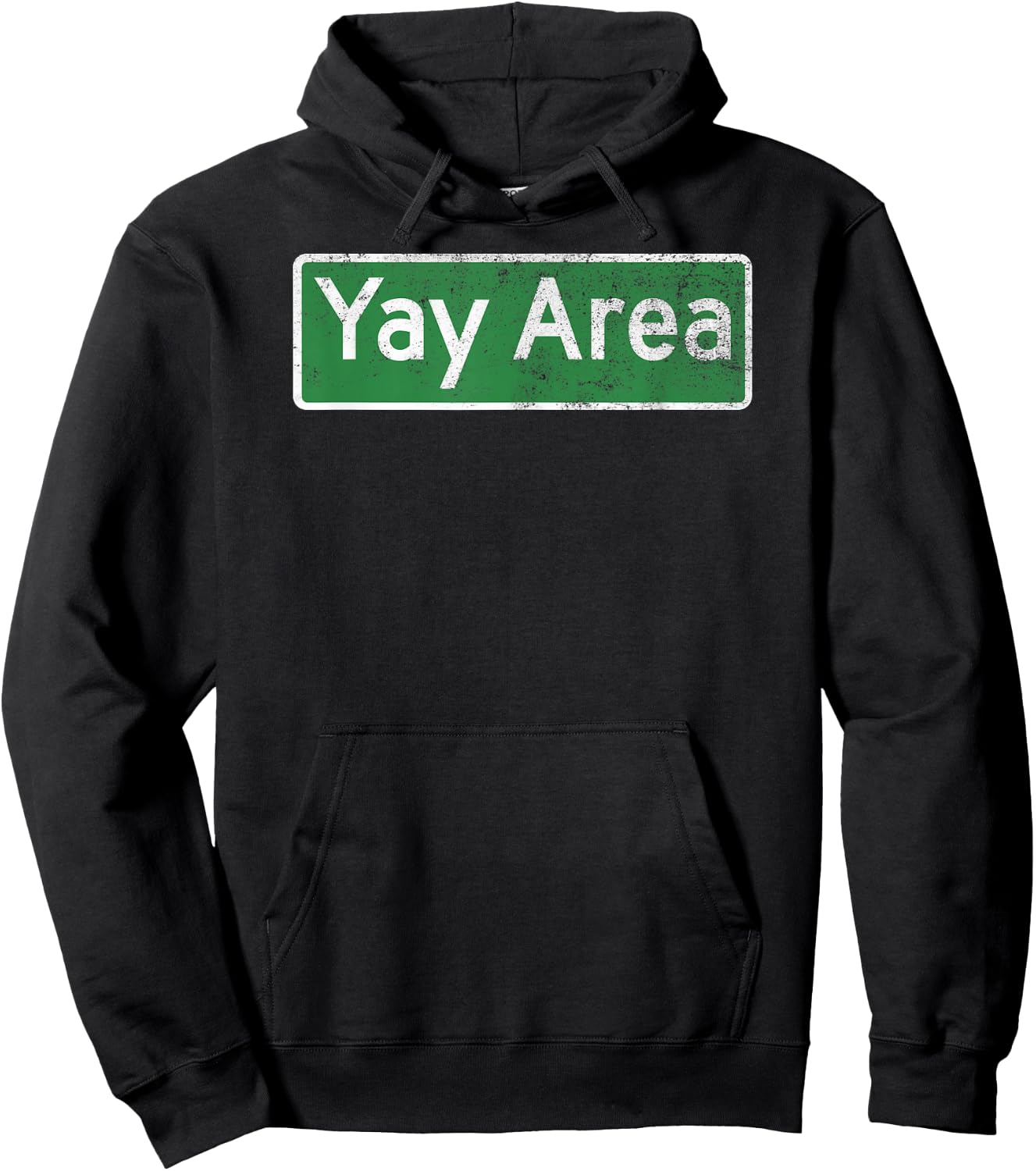 Bay Area "Yay Area" | California Nor Cal Hoodie - Hoodie | Black