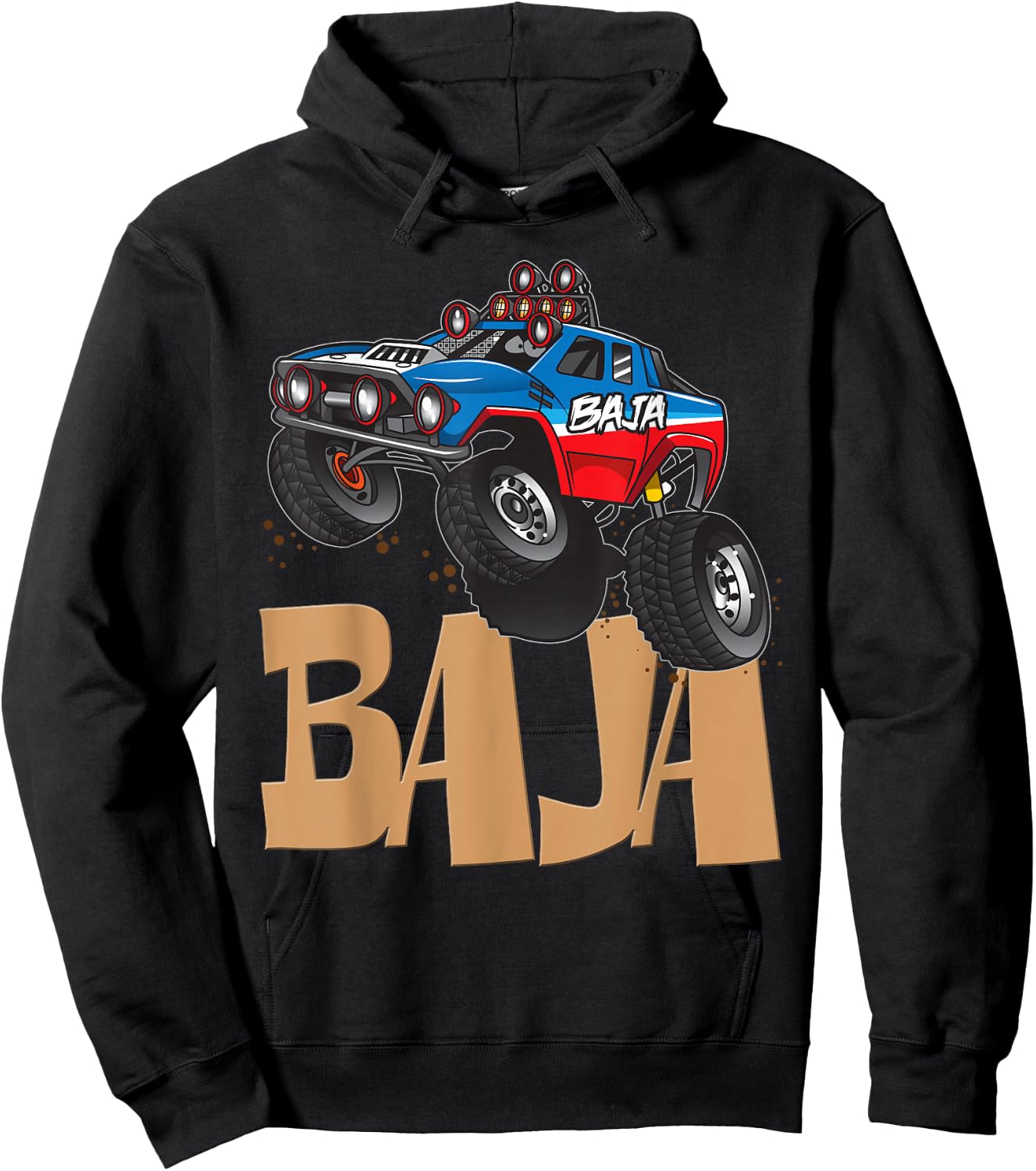 Baja Racing Baja Truck Hoodie - Hoodie | Black