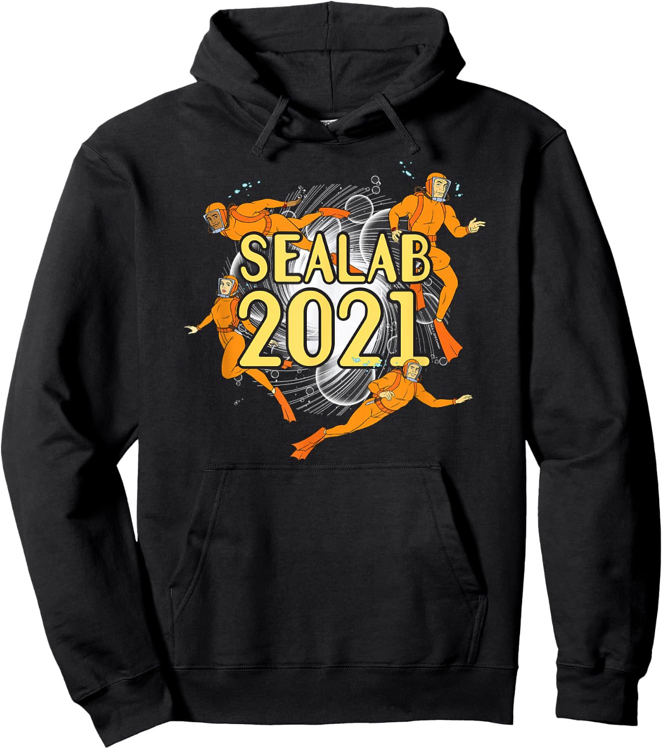 Sealab 2021 Suit Up Hoodie - Hoodie | Black