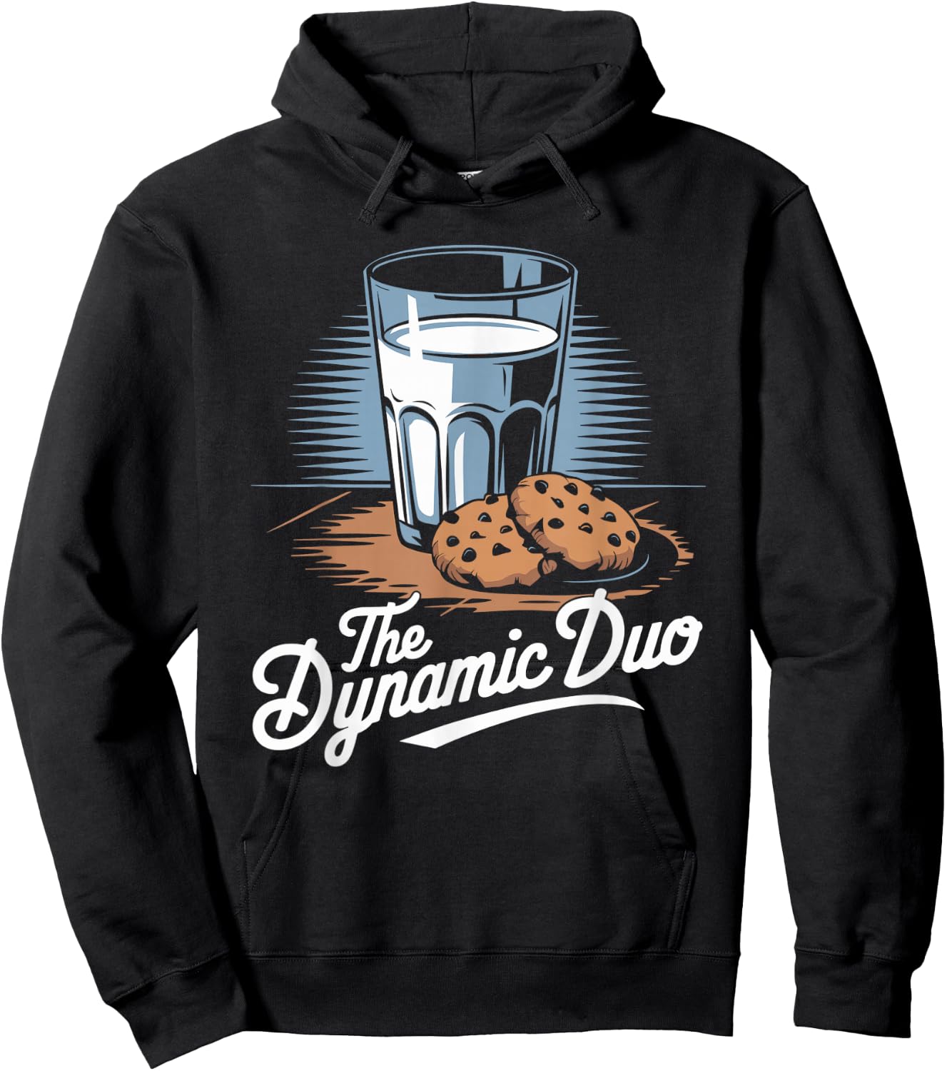 Dynamic Duo Milk and Cookie Hoodie - Hoodie | Black