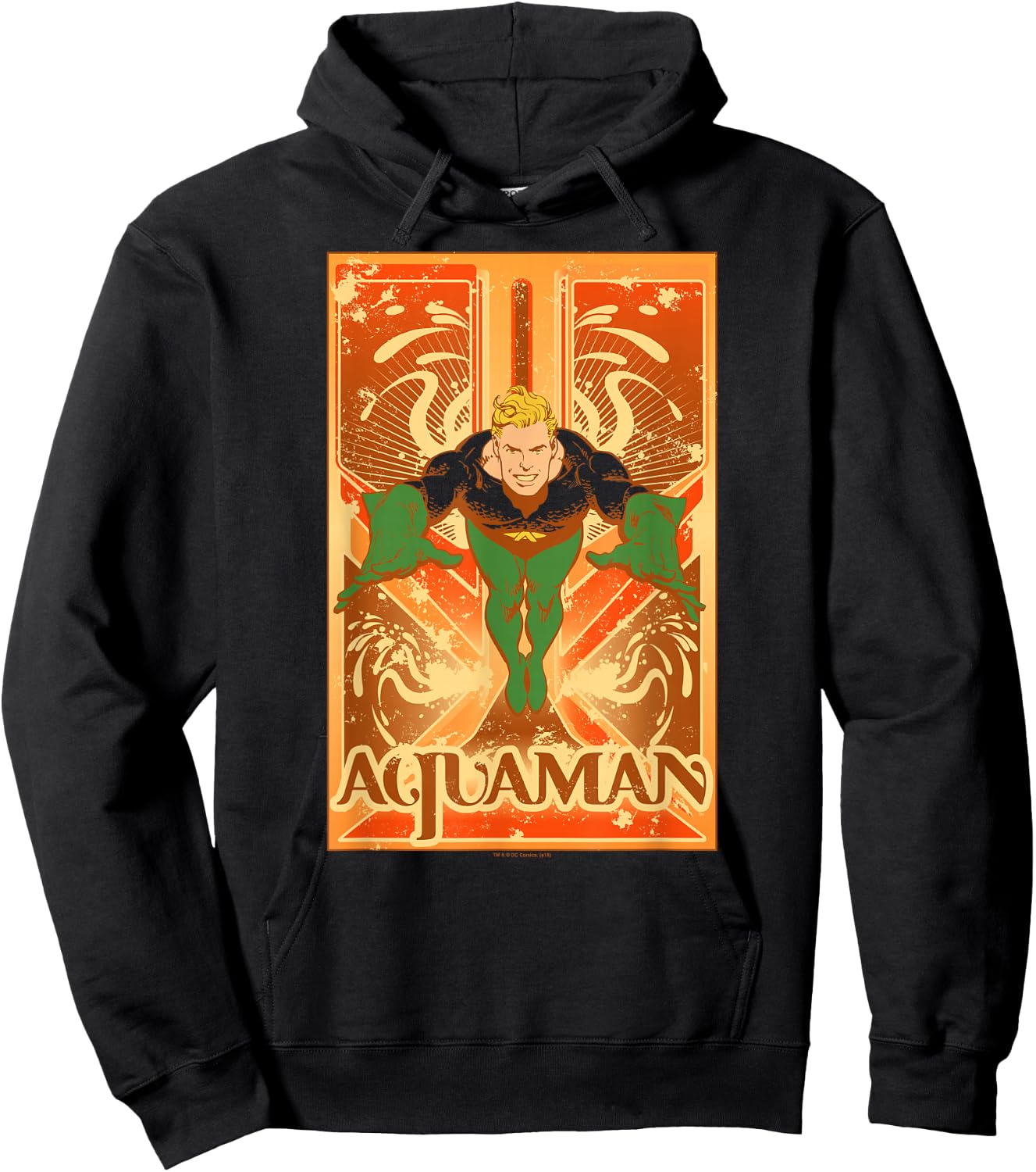 Aquaman Poster Hoodie - Hoodie | Black