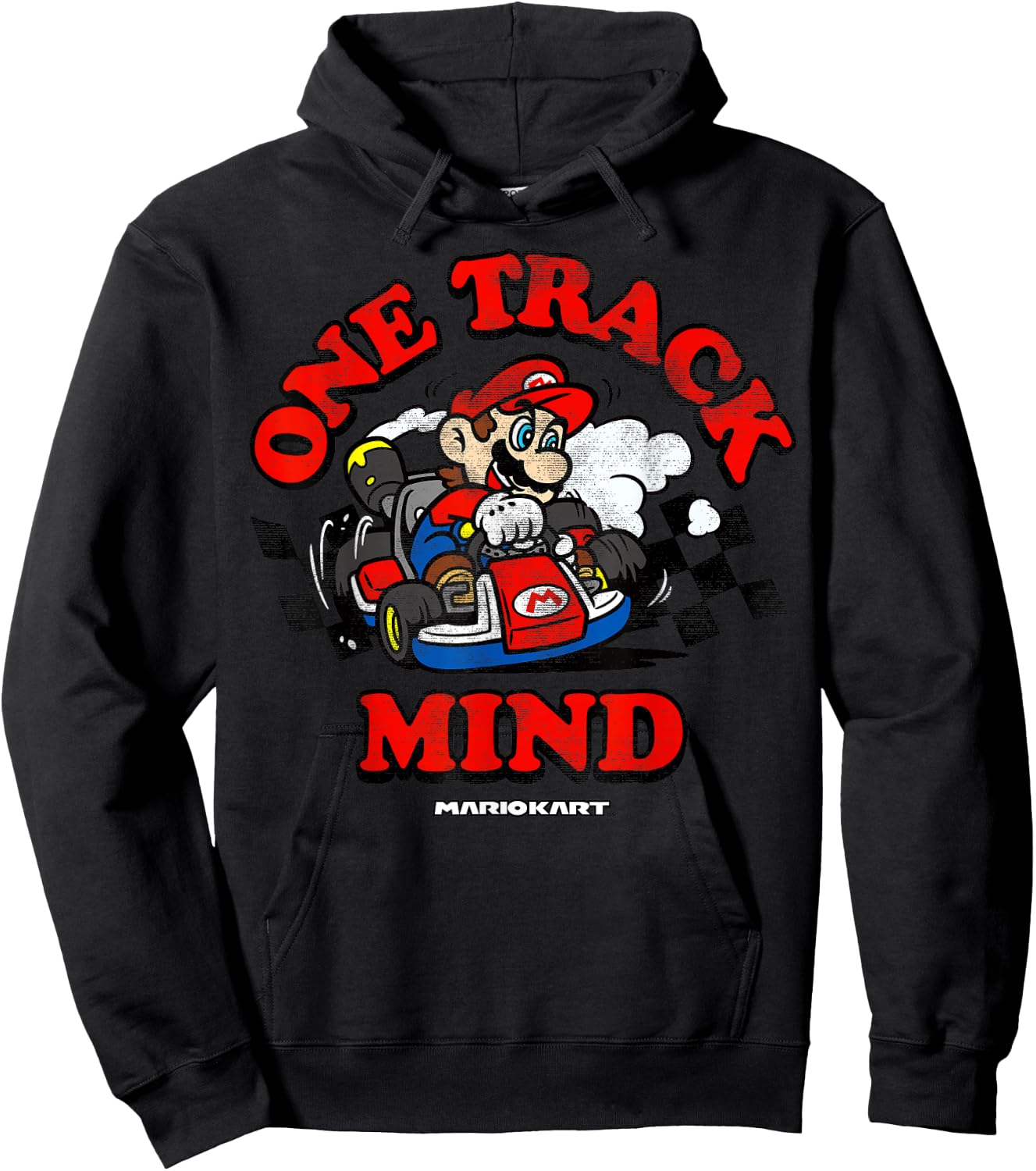 Nintendo Mario Kart One Track Mind Graphic Hoodie - Hoodie | Black