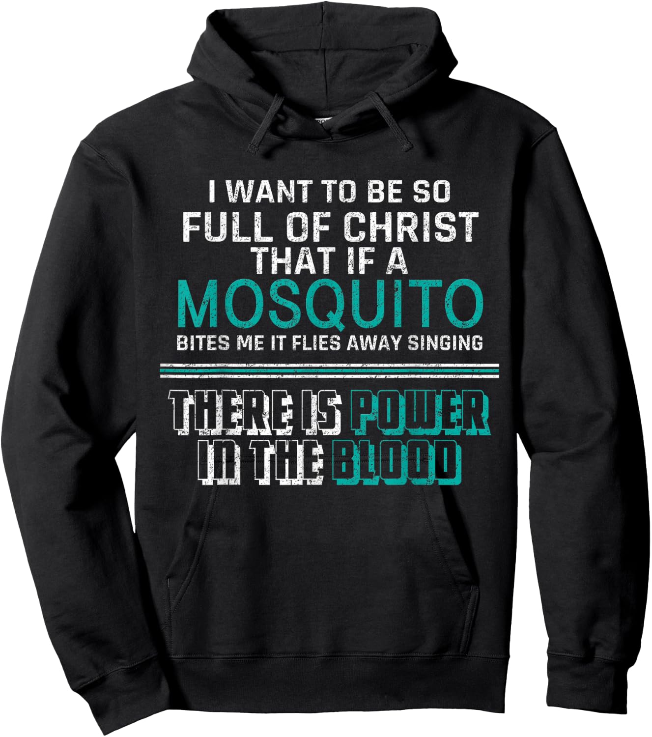 Christian Mosquito Bible Joke Meme Quotes Christian Gifts Hoodie - Hoodie | Black