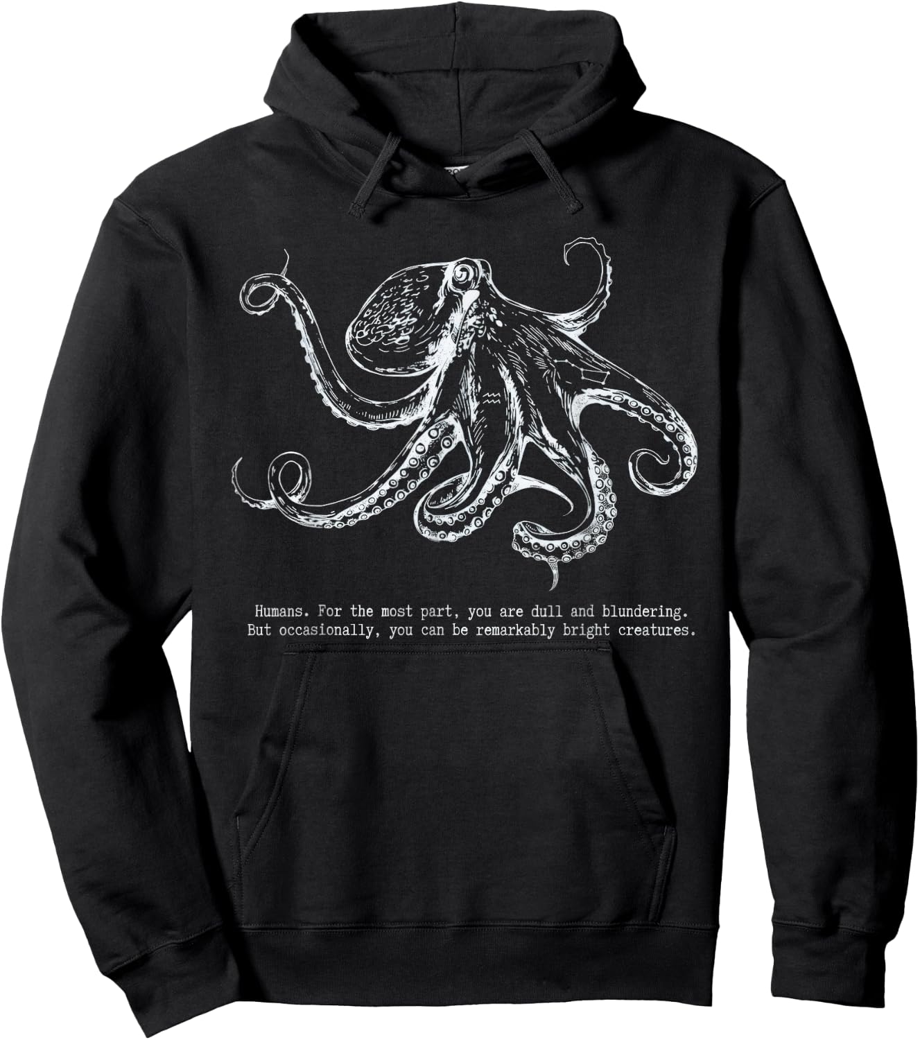 Remarkably Bright Creatures Literary Quote Sea Life Coastal Hoodie - Hoodie | Black