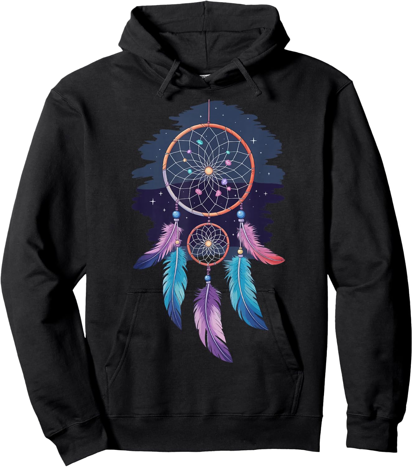 Dream Catcher Native American Tribal Hoodie - Hoodie | Black