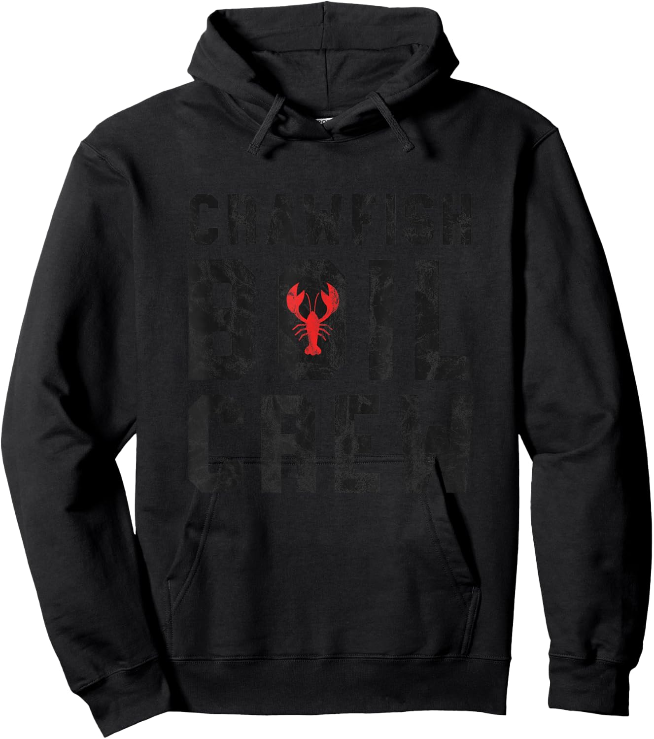 Crawfish Boil Crew - Cajun Crawfish Party Gift Shirt - Black Hoodie - Hoodie | Black