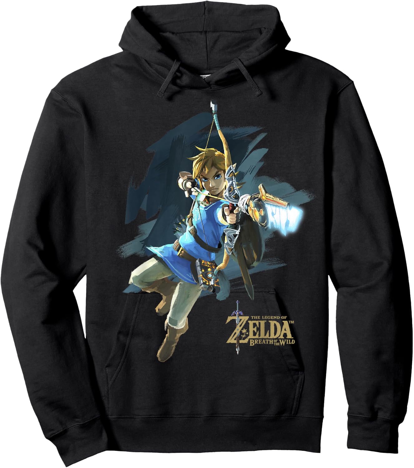 Legend Of Zelda Breath Of The Wild Link Archer Jump Shot C1 Hoodie - Hoodie | Black