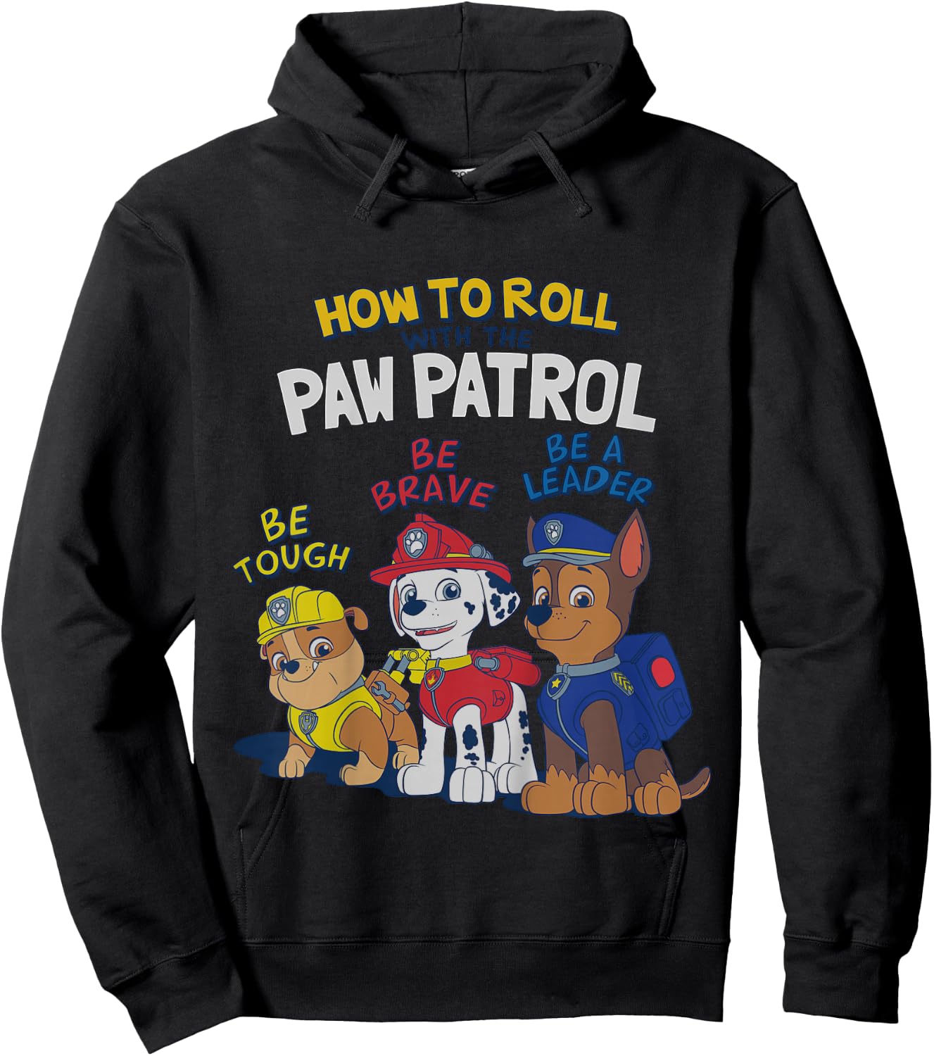 Nickelodeon How To Roll With The Paw Patrol Hoodie - Hoodie | Black