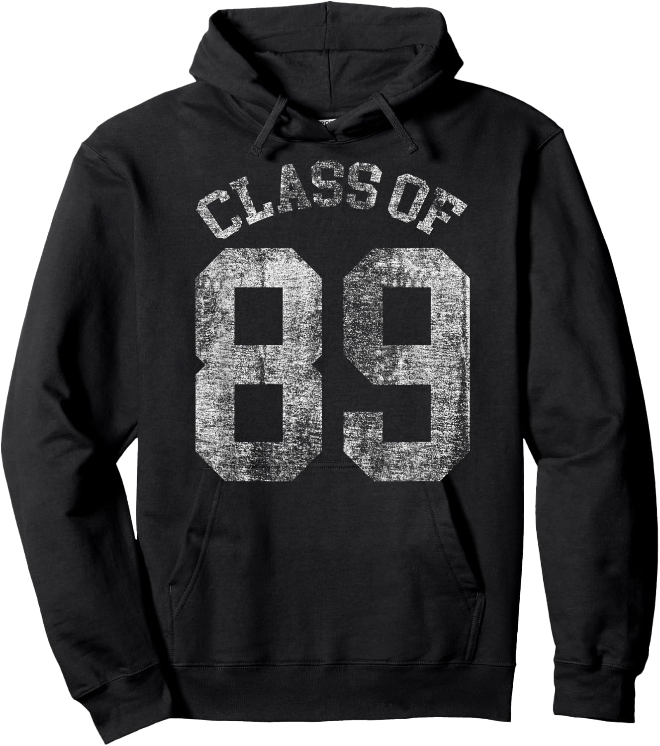 Retro Class of 1989 Graphic 1989 Graduate Hoodie - Hoodie | Black