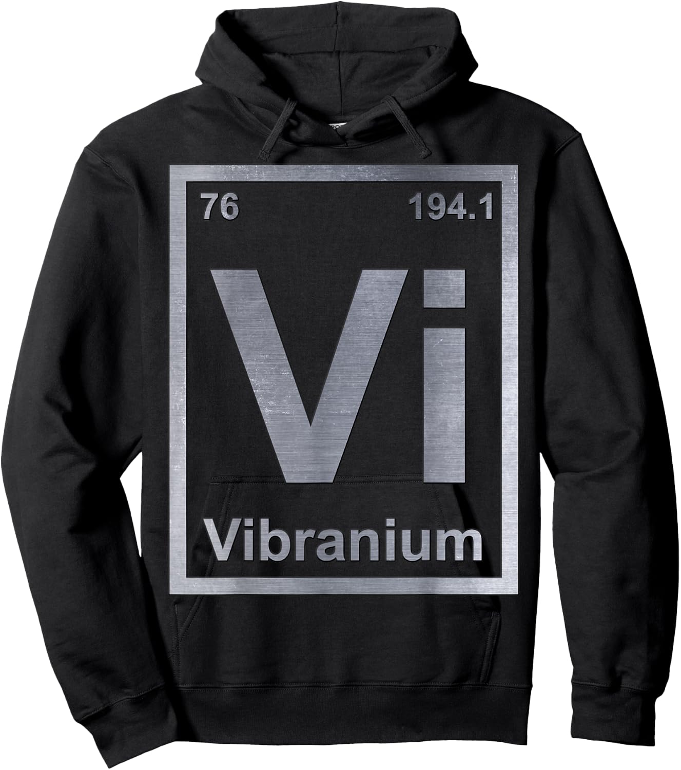 Marvel Periodic Element Vibranium Metal Graphic Hoodie - Hoodie | Black