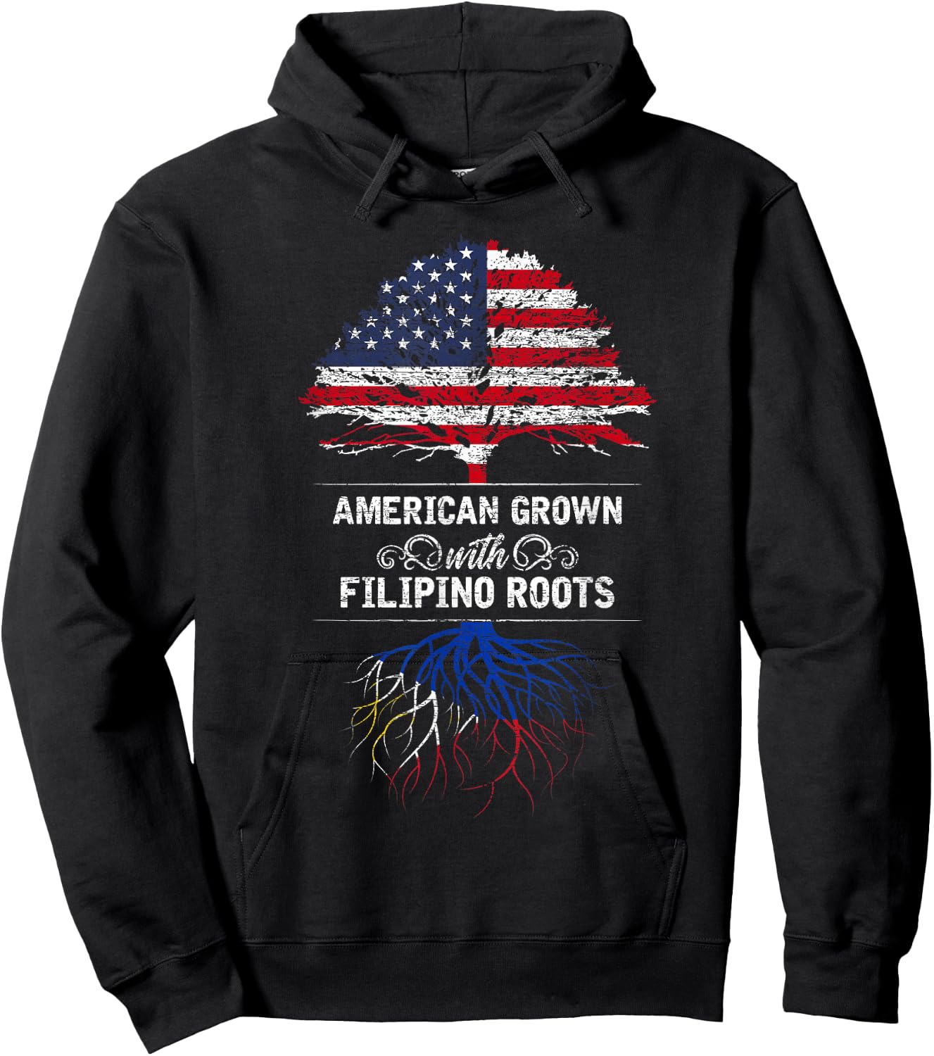 Asia Maharlika Philippine Flag Philippines Hoodie - Hoodie | Black