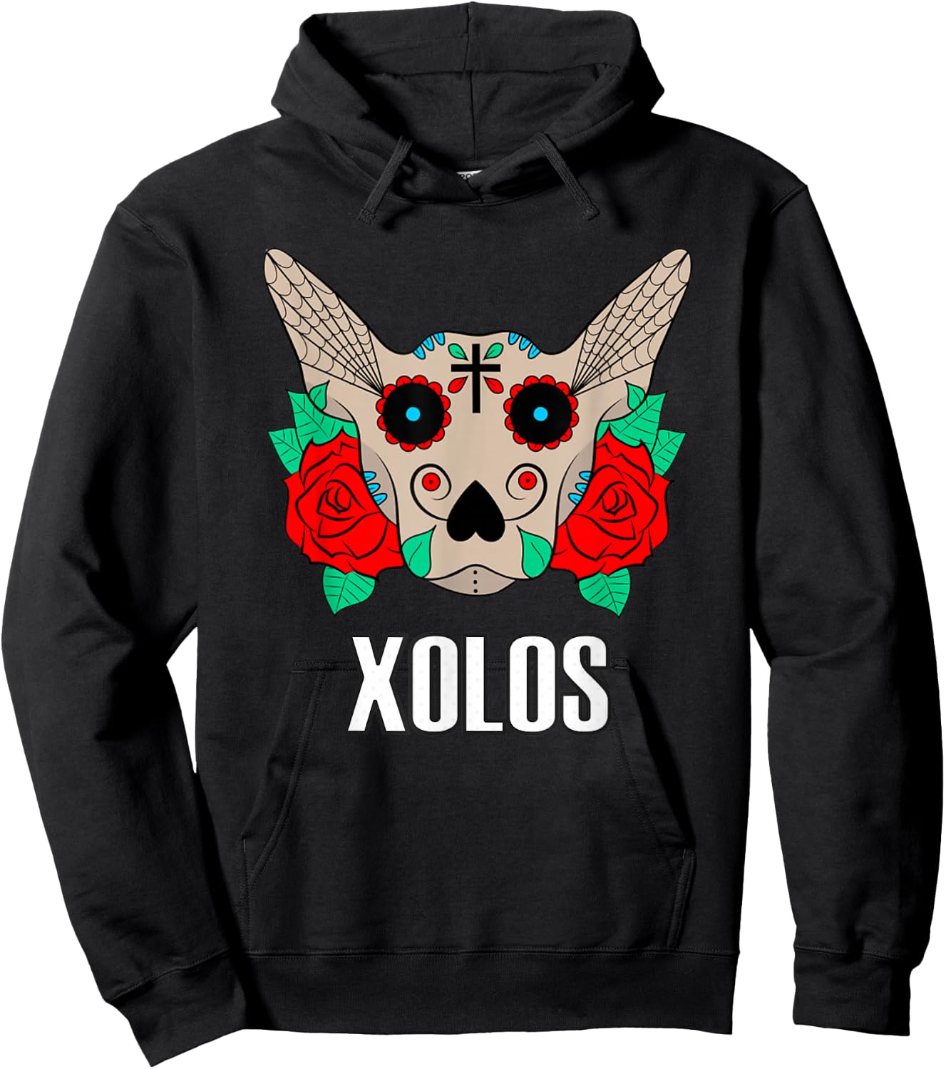 Xoloitzcuintli mexicano – tradición perrona Hoodie - Hoodie | Black