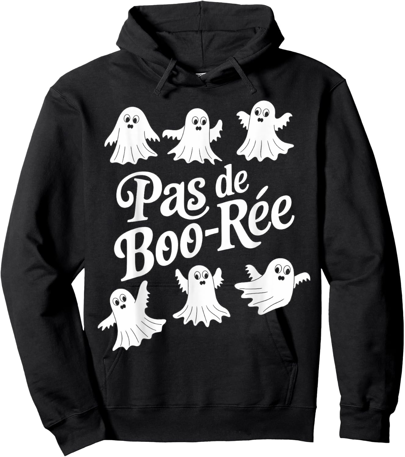 Pas De Boo-Ree Ballet Ghosts Halloween Dancer Hoodie - Hoodie | Black
