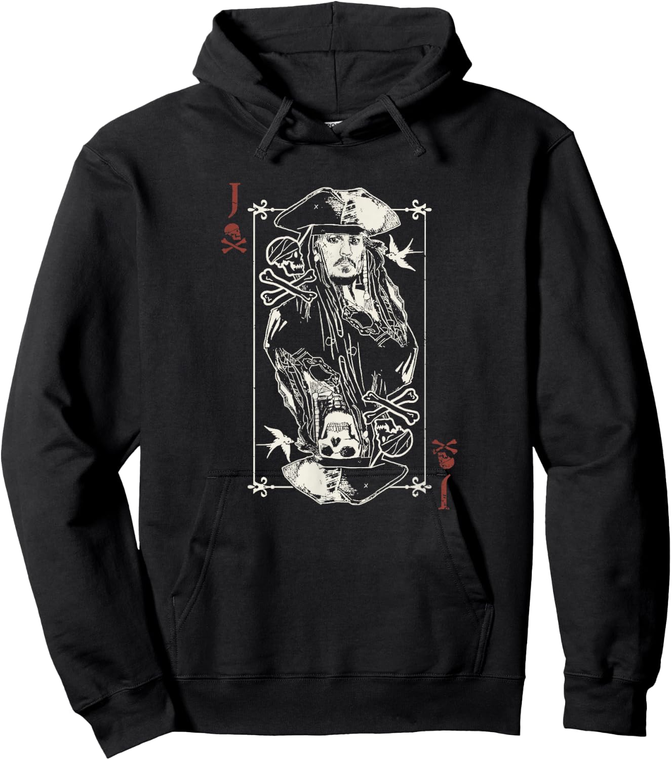 Pirates of The Caribbean - Jack Sparrow Hoodie - Hoodie | Black
