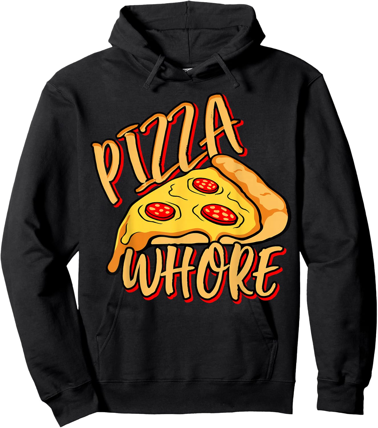 Pizza Whore Apparel Hoodie - Hoodie | Black