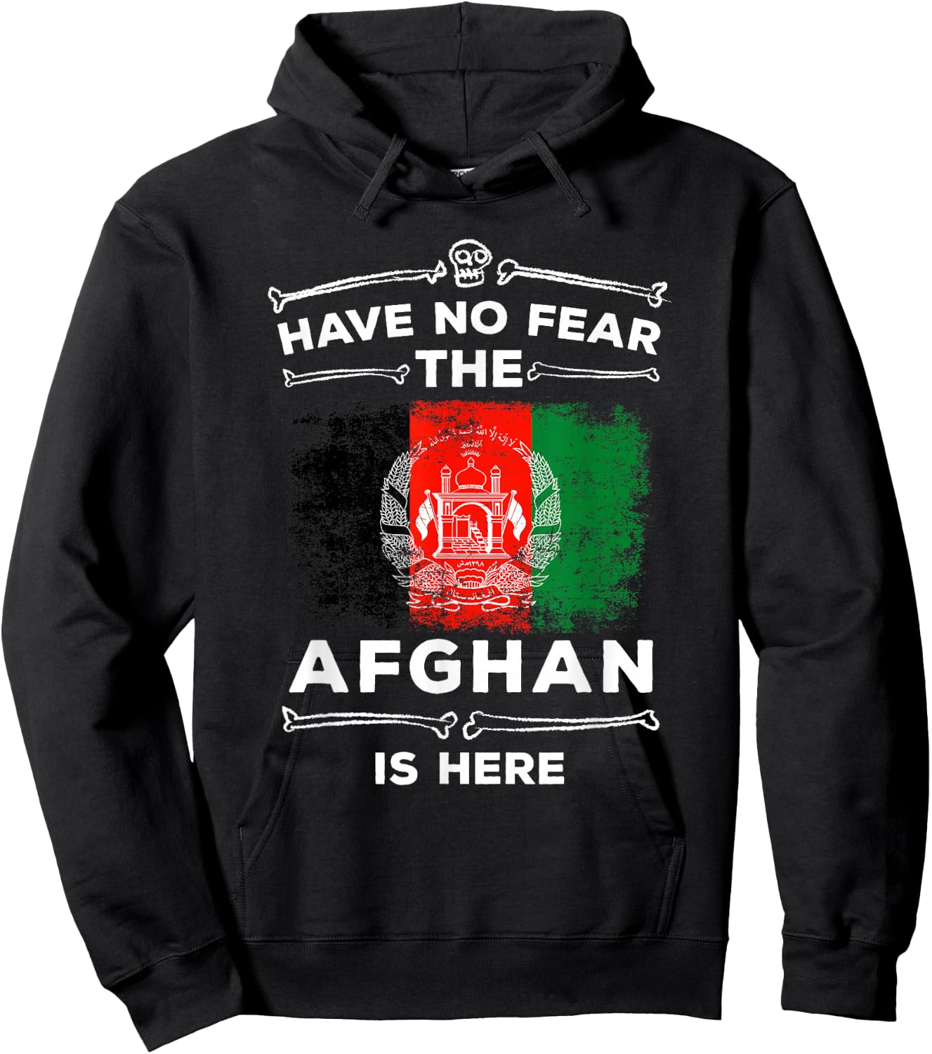 Afghanistan Flag Have No Fear Afghan Is Here Afghani Hoodie - Hoodie | Black
