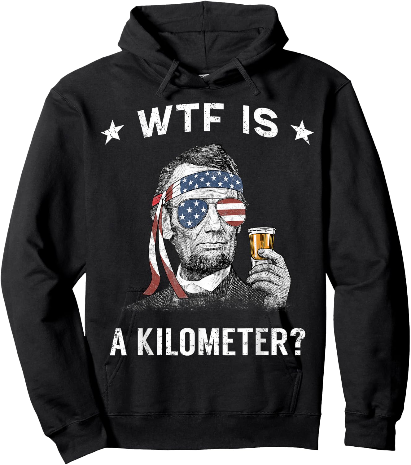 WTF is A Kilometer Lincoln Hoodie - Hoodie | Black